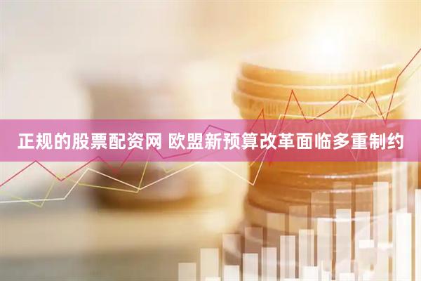 正规的股票配资网 欧盟新预算改革面临多重制约